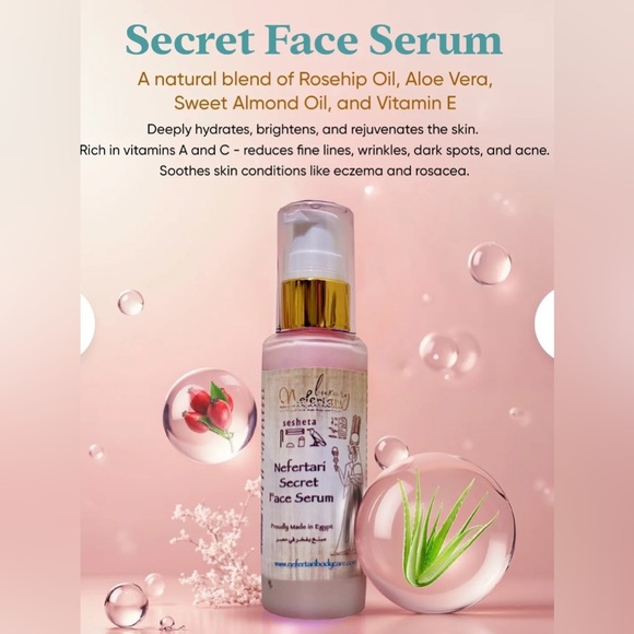 Nefertari Other - Nefertari Secret Face Serum, Face Cream that does it all (wrinkles,dark spots).